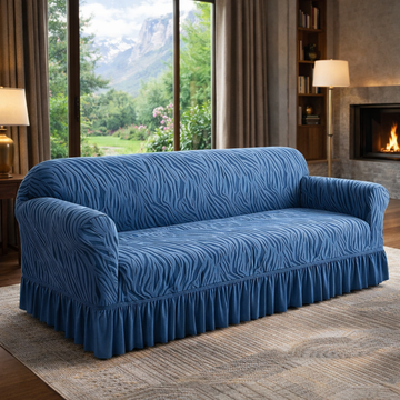 ZEBRA VALVAT NAVY BLUE SOFACOVER