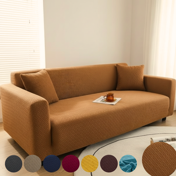 COPPER STRIP JACQUARD SOFA COVER